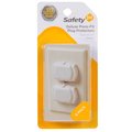 Safety 1St White Plastic Outlet Cover 8 pk, 8PK 48307
